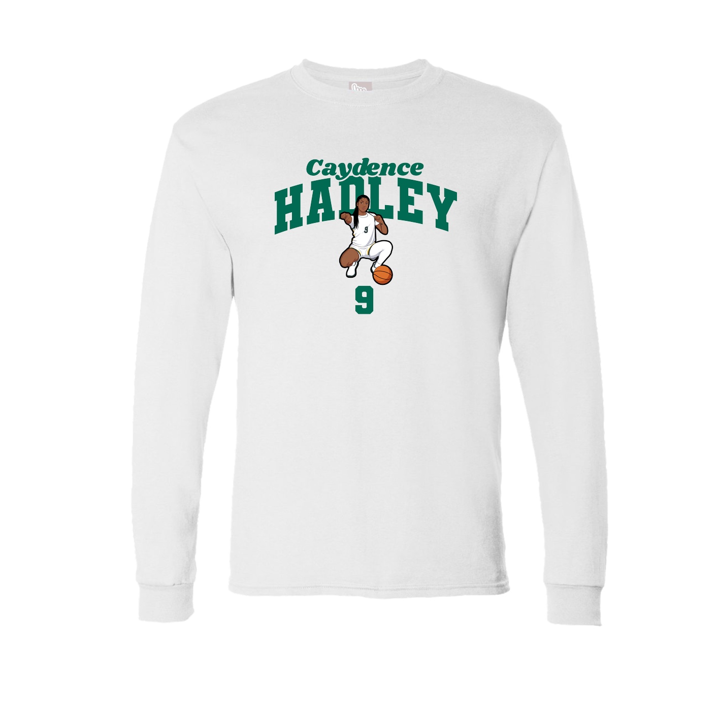 Long Sleeve Tee — Signature Arch in White