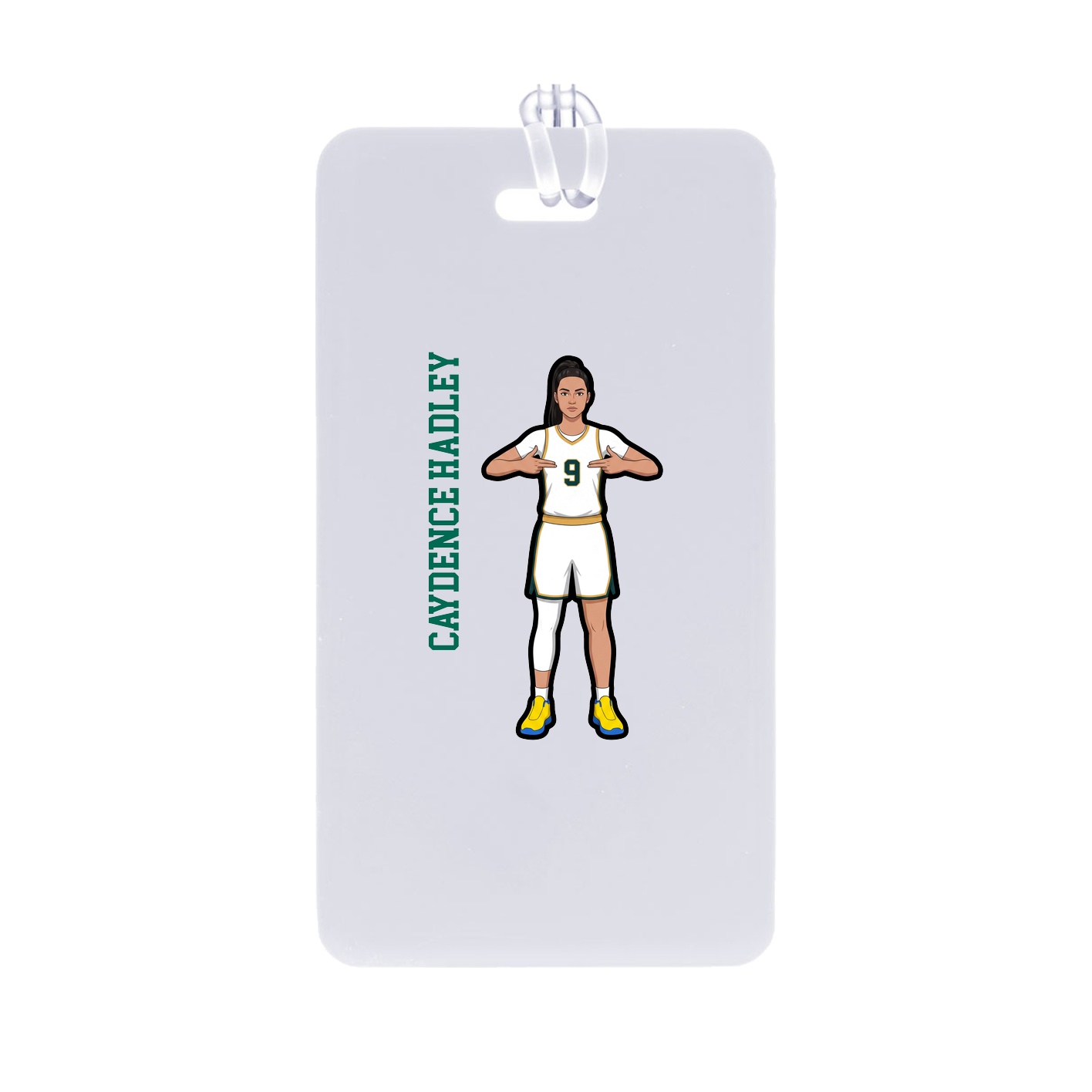 Bag Tag — Name Vertical in Classic