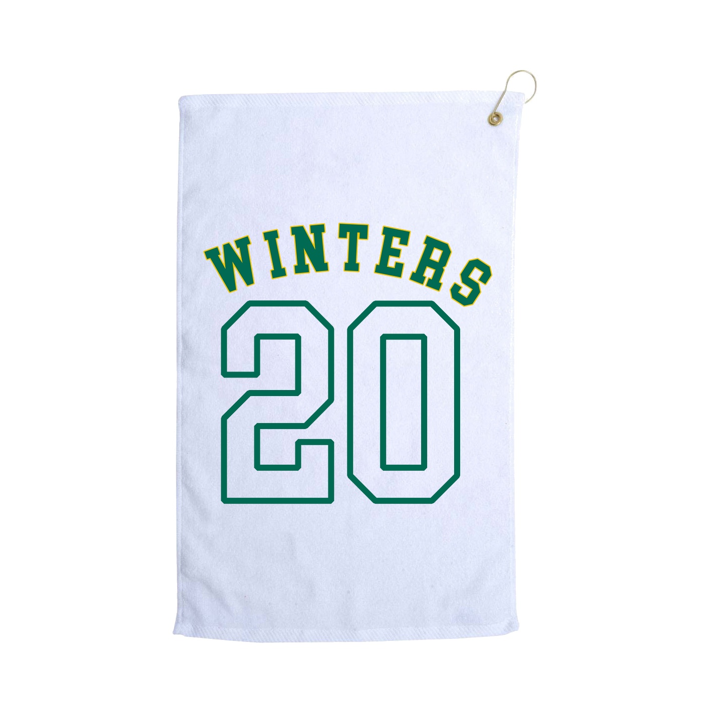Golf Towel — Shirsey Arch in White