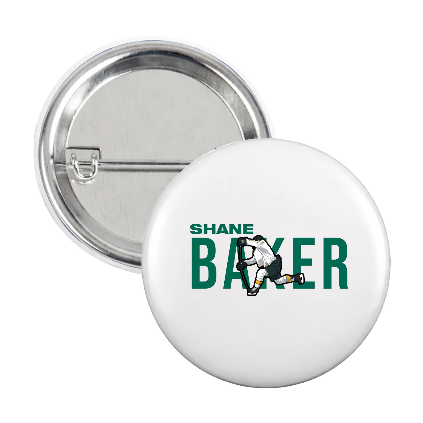 Game Day Button — Player Name in White