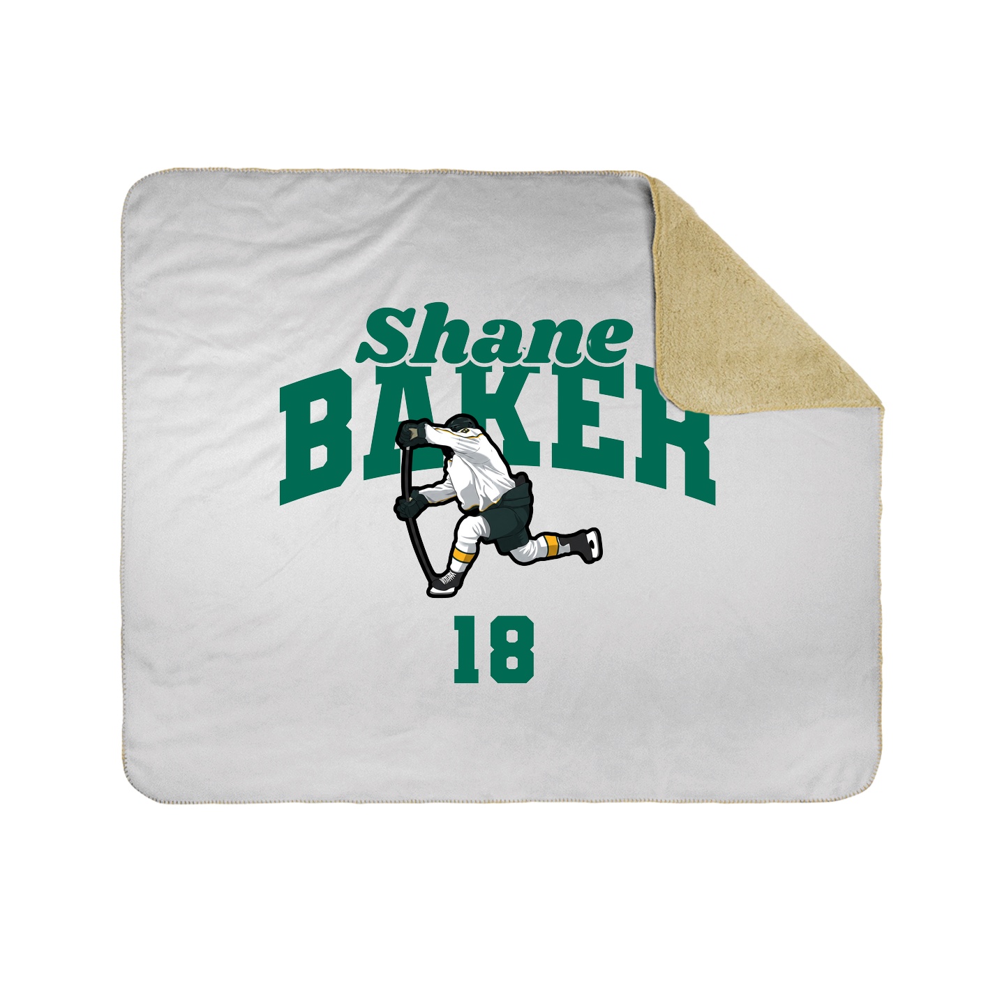 Throw Blanket — Signature Arch in White