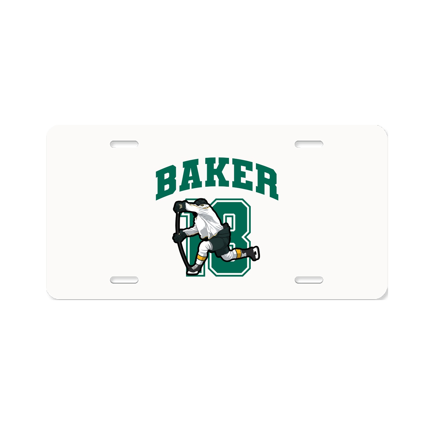 License Plate — Number in Classic