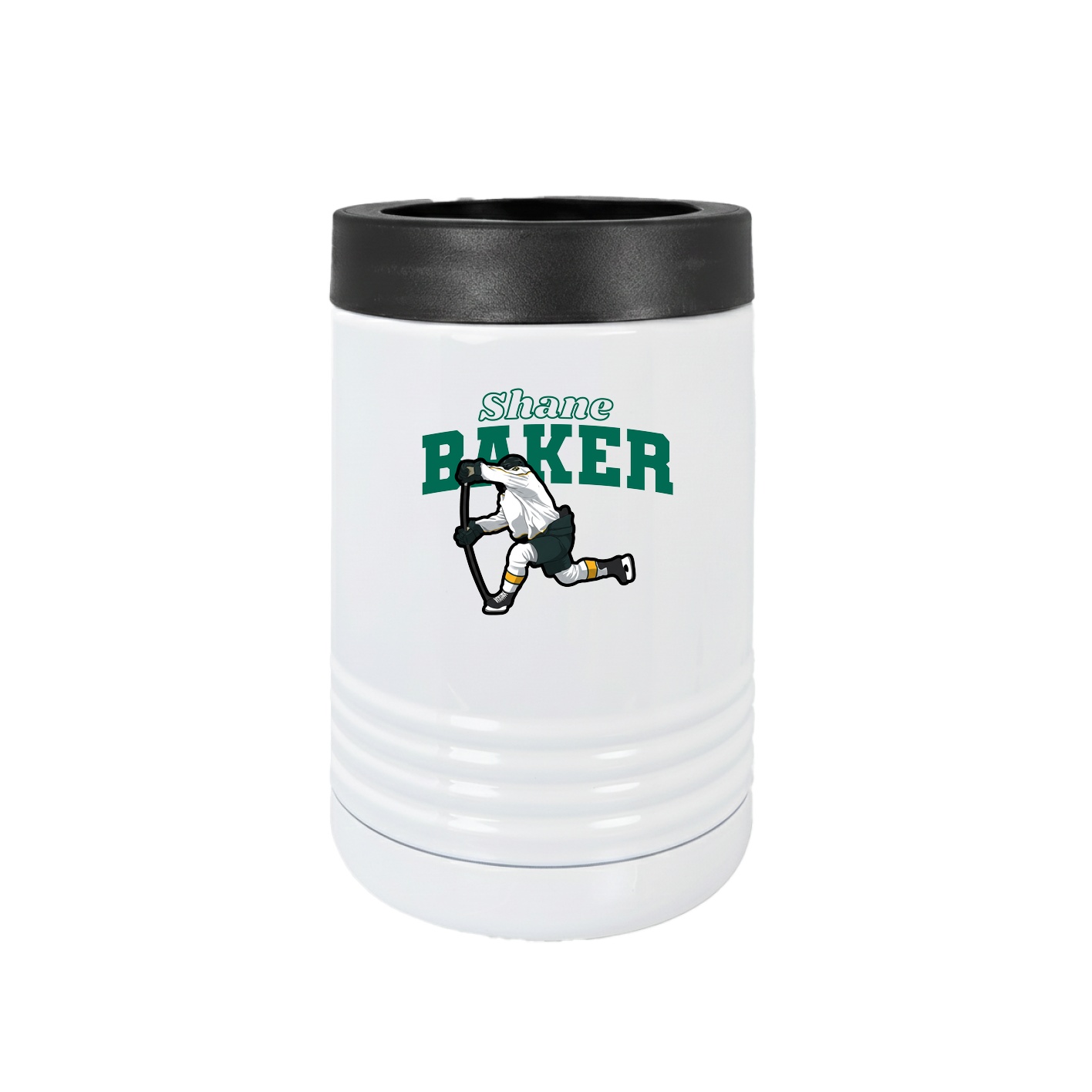 Beverage Holder — Name Arch in White