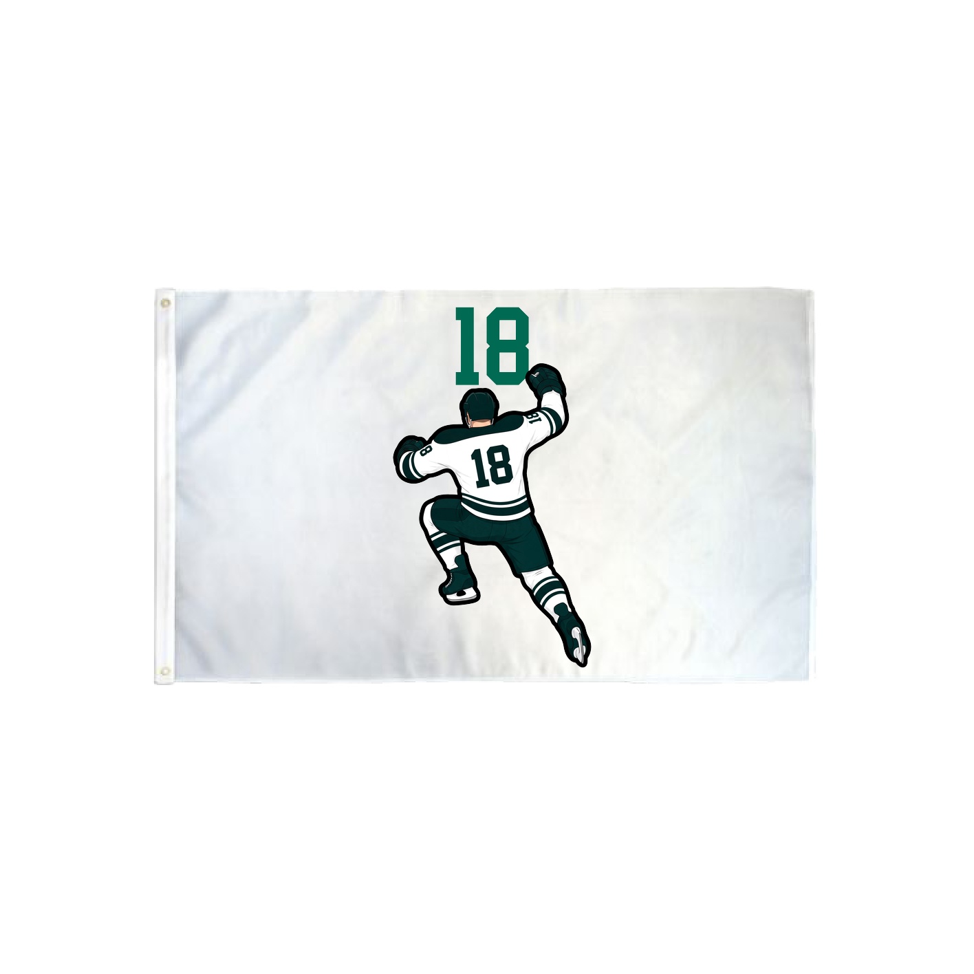 3x5 Flag — Number Top in Classic