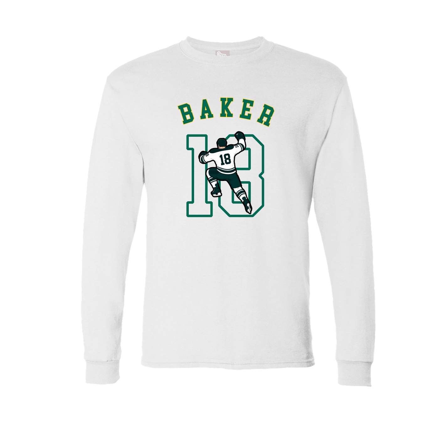Long Sleeve Tee — Shirsey Arch in White