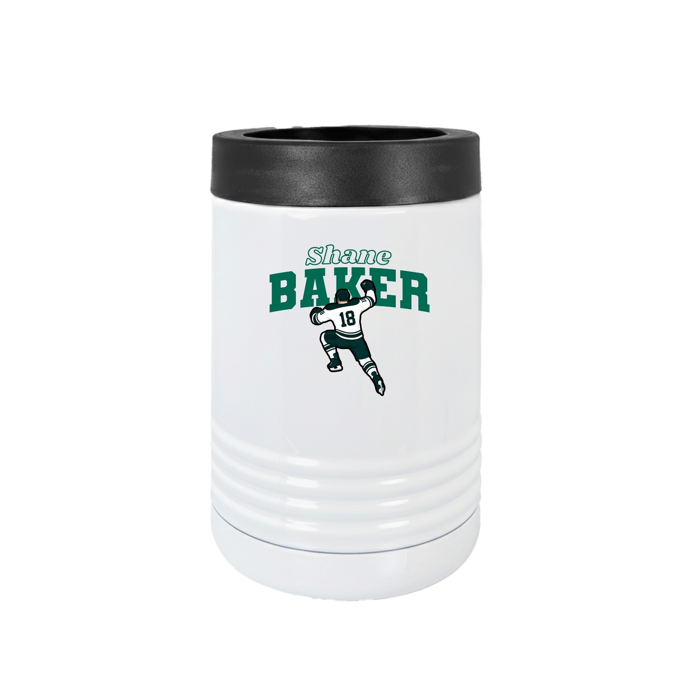 Beverage Holder — Name Arch in White
