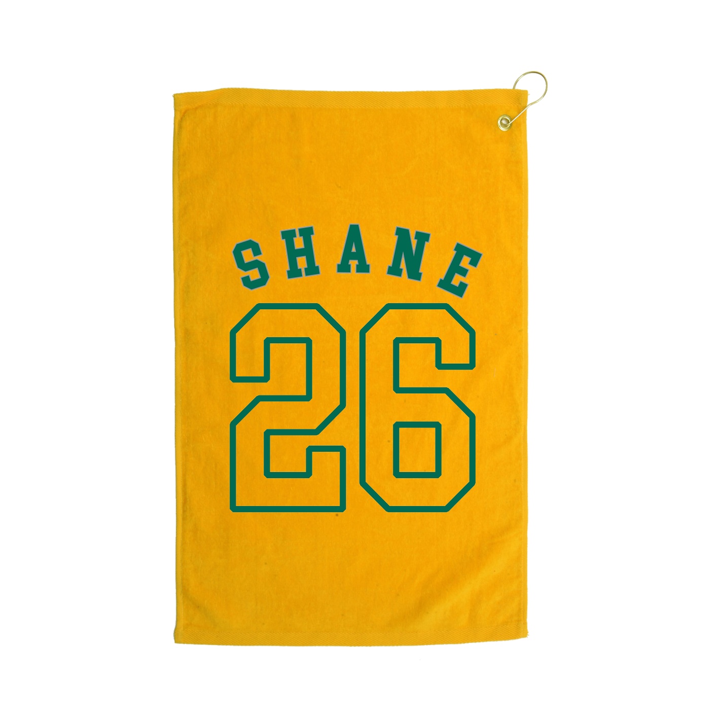 Golf Towel — Shirsey Arch in Gold