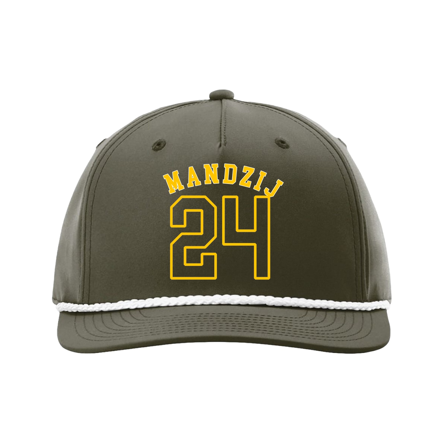 Five-Panel Classic Rope Cap — Shirsey Arch in Green
