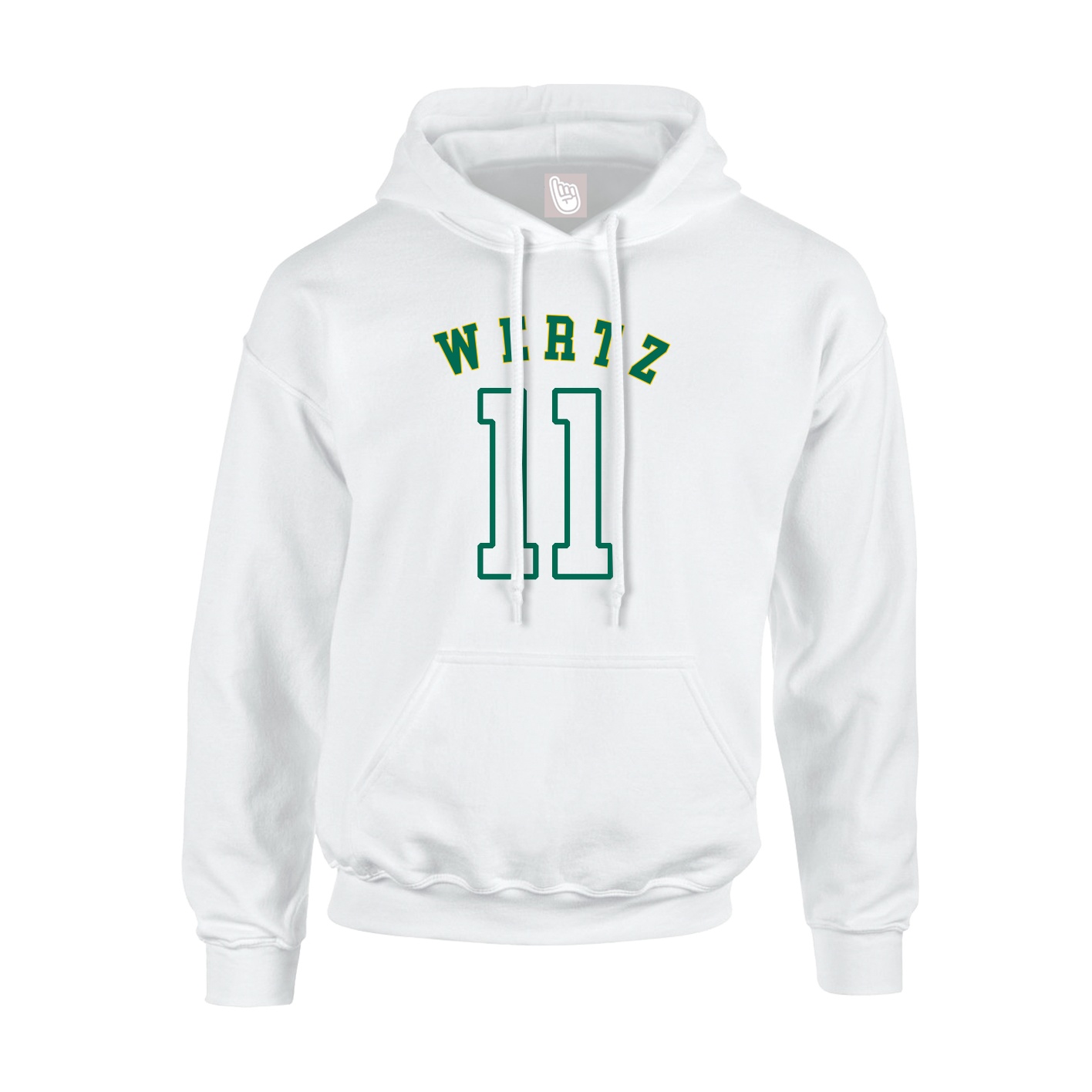 Hoodie — Shirsey Arch in White