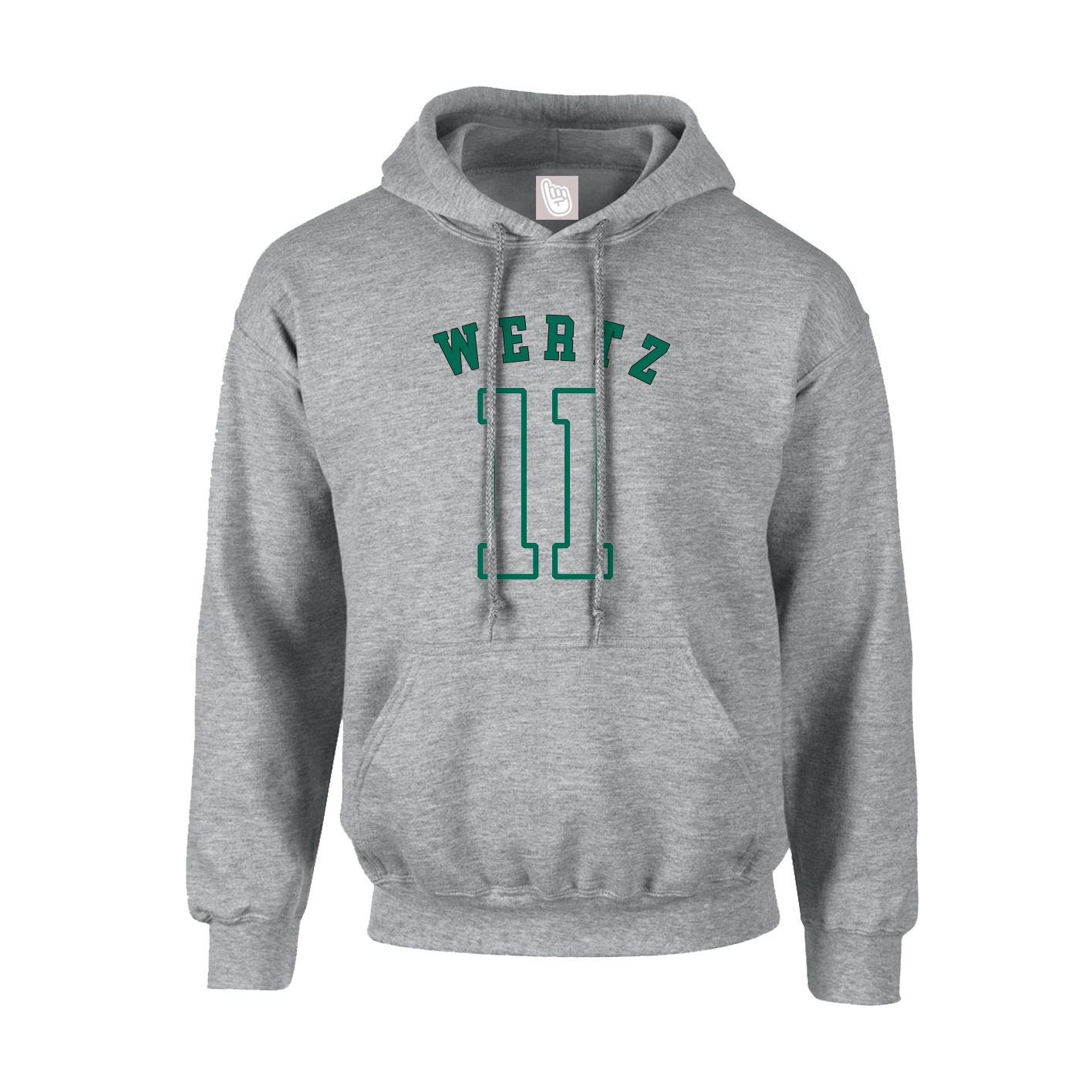 Youth Hoodie — Shirsey Arch in Grey