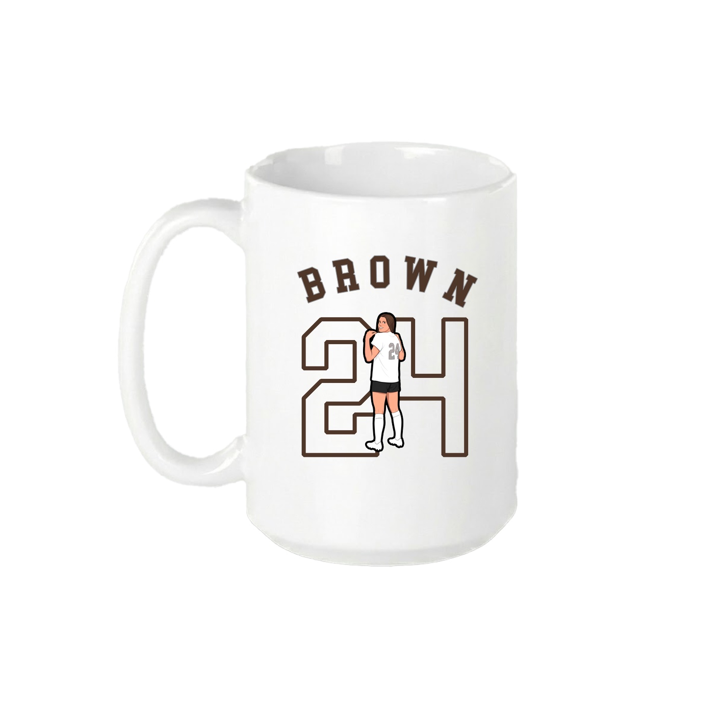 15oz Coffee Mug — Shirsey Arch in White