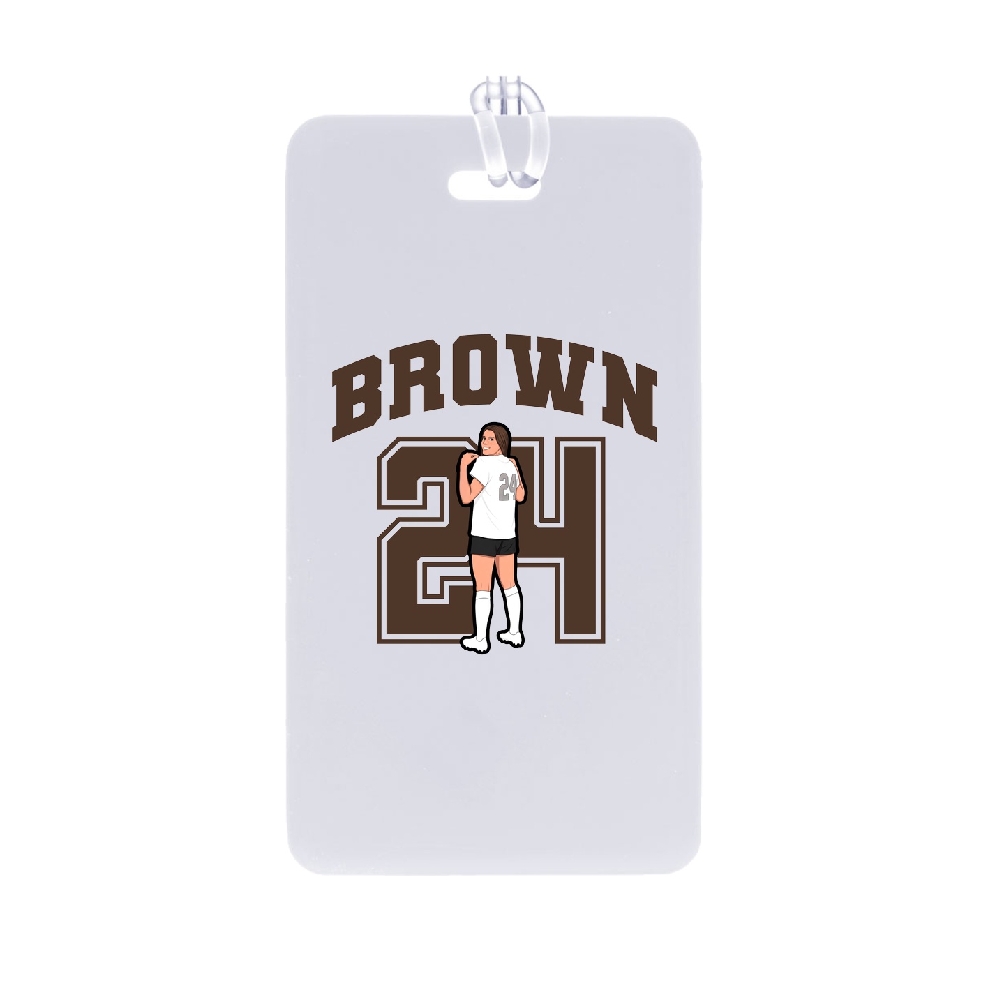 Bag Tag — Number in Classic