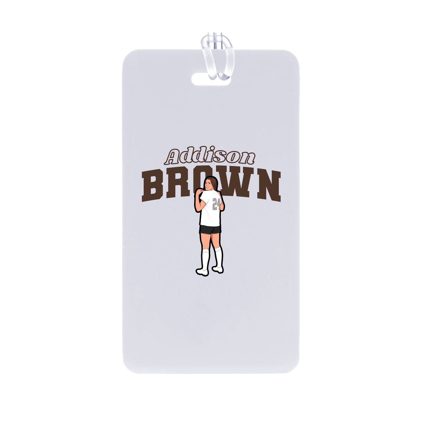 Bag Tag — Name Arch in Classic