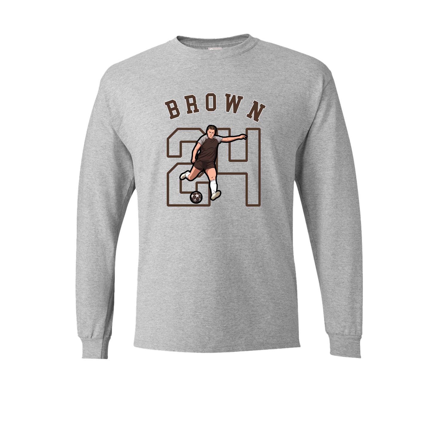 Long Sleeve Tee — Shirsey Arch in Grey