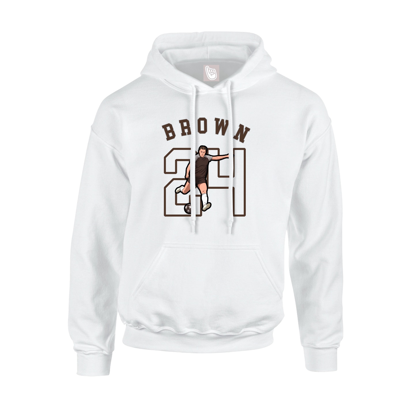 Hoodie — Shirsey Arch in White