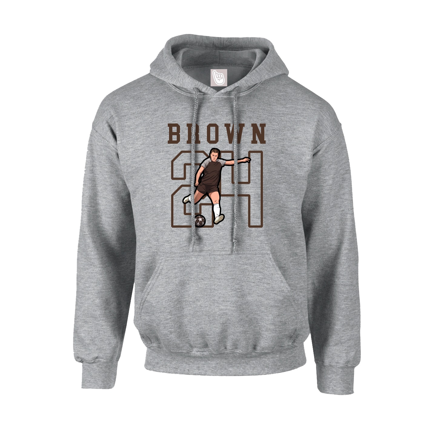 Hoodie — Shirsey in Grey