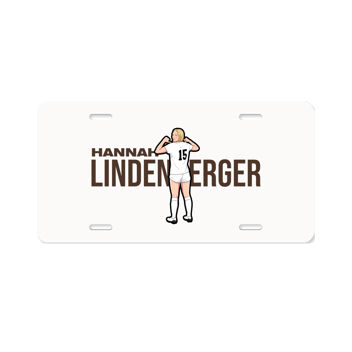 License Plate — Player Name in Classic