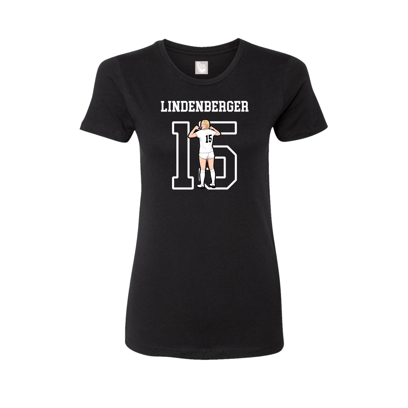 Fitted Women's Tee — Shirsey in Black
