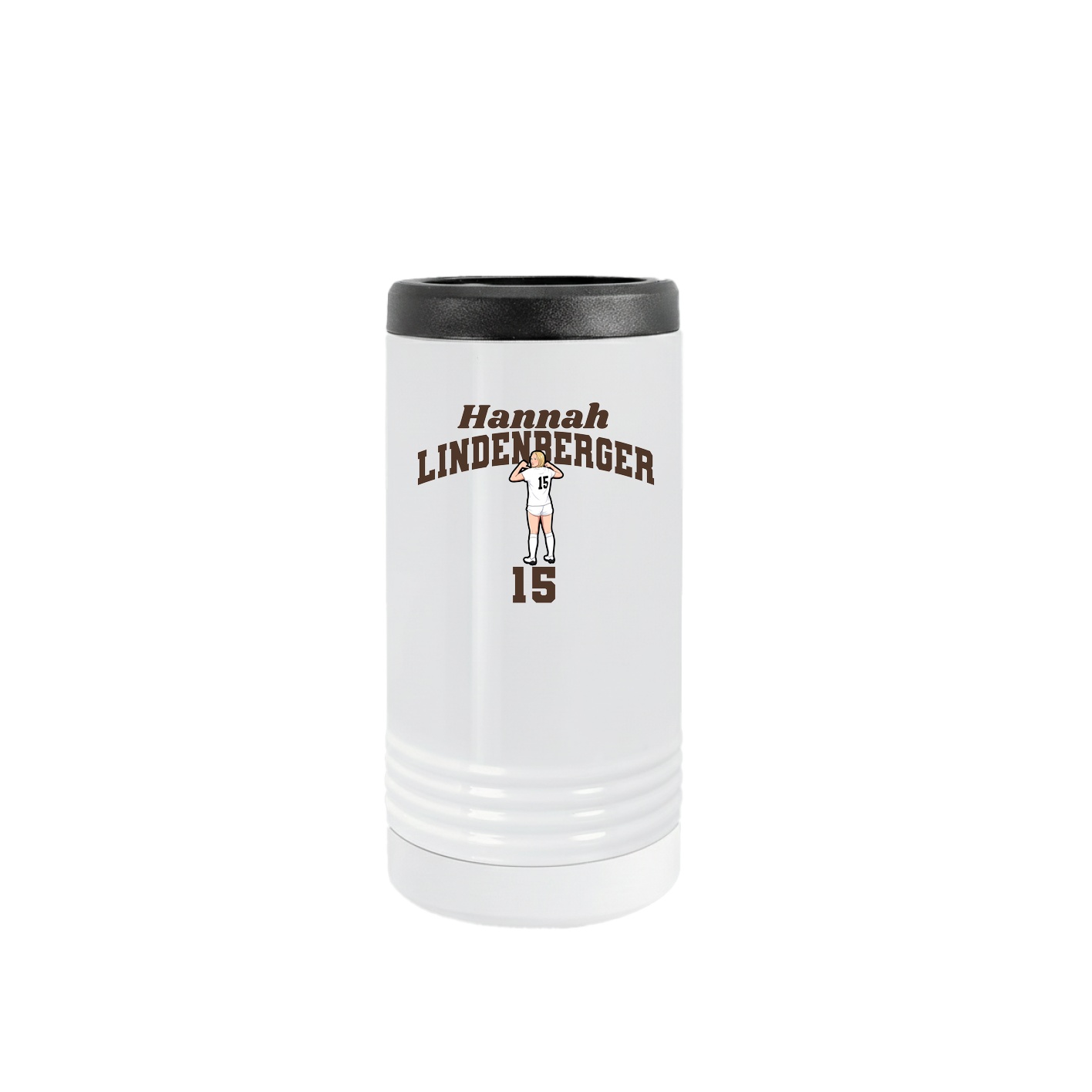 Slim Beverage Holder — Signature Arch in White