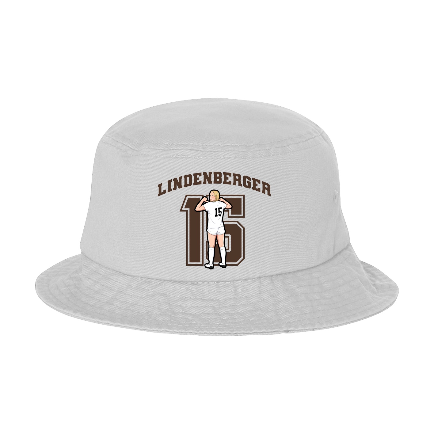 Bucket Cap — Number in White
