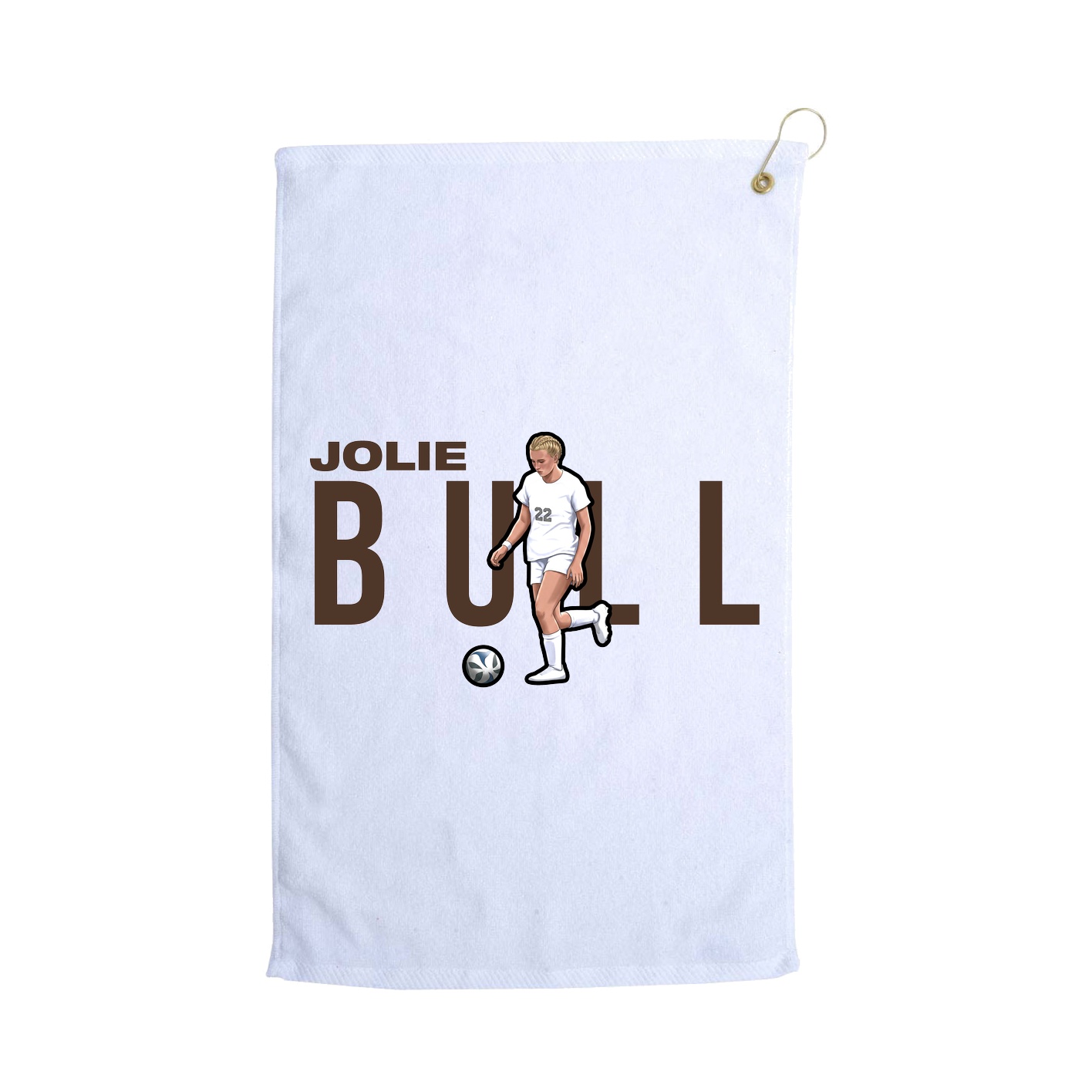 Golf Towel — Player Name in White