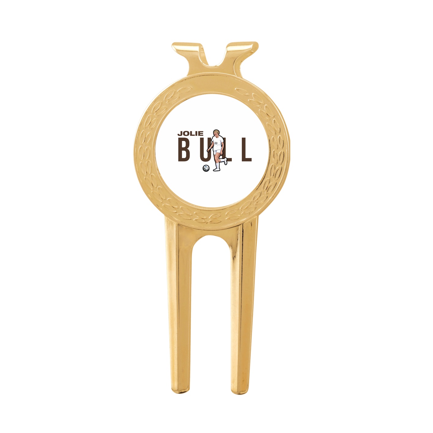 Divot Tool with Ball Marker — Player Name in Classic