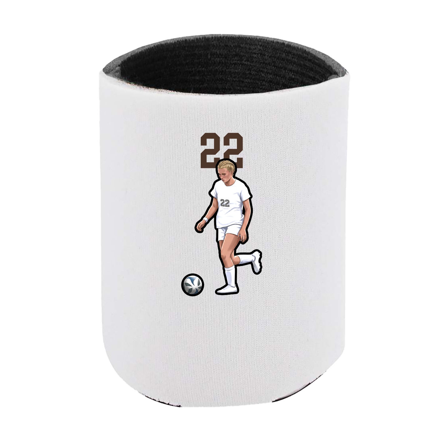 Can Holder — Number Top in White