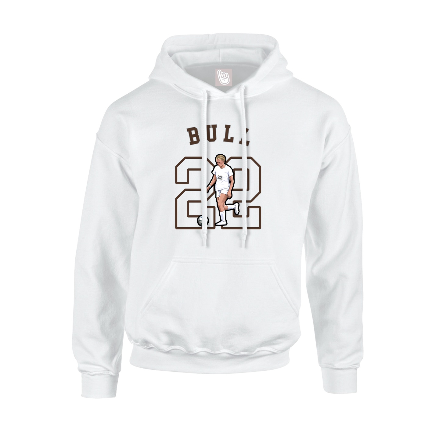 Youth Hoodie — Shirsey Arch in White