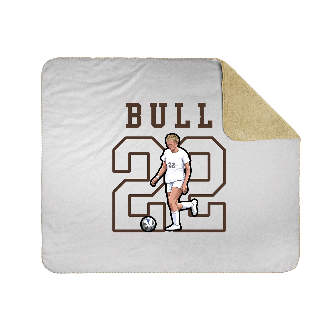 Throw Blanket — Shirsey in White