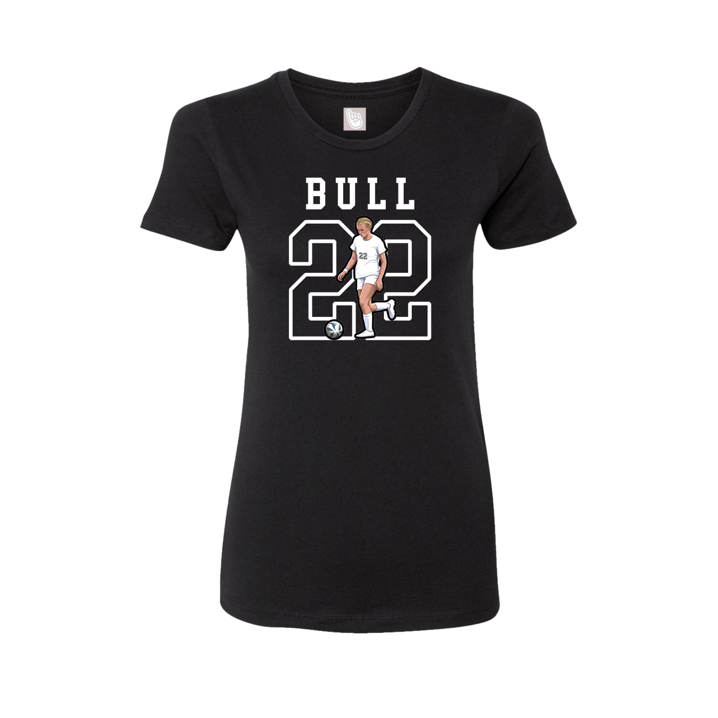 Fitted Women's Tee — Shirsey in Black