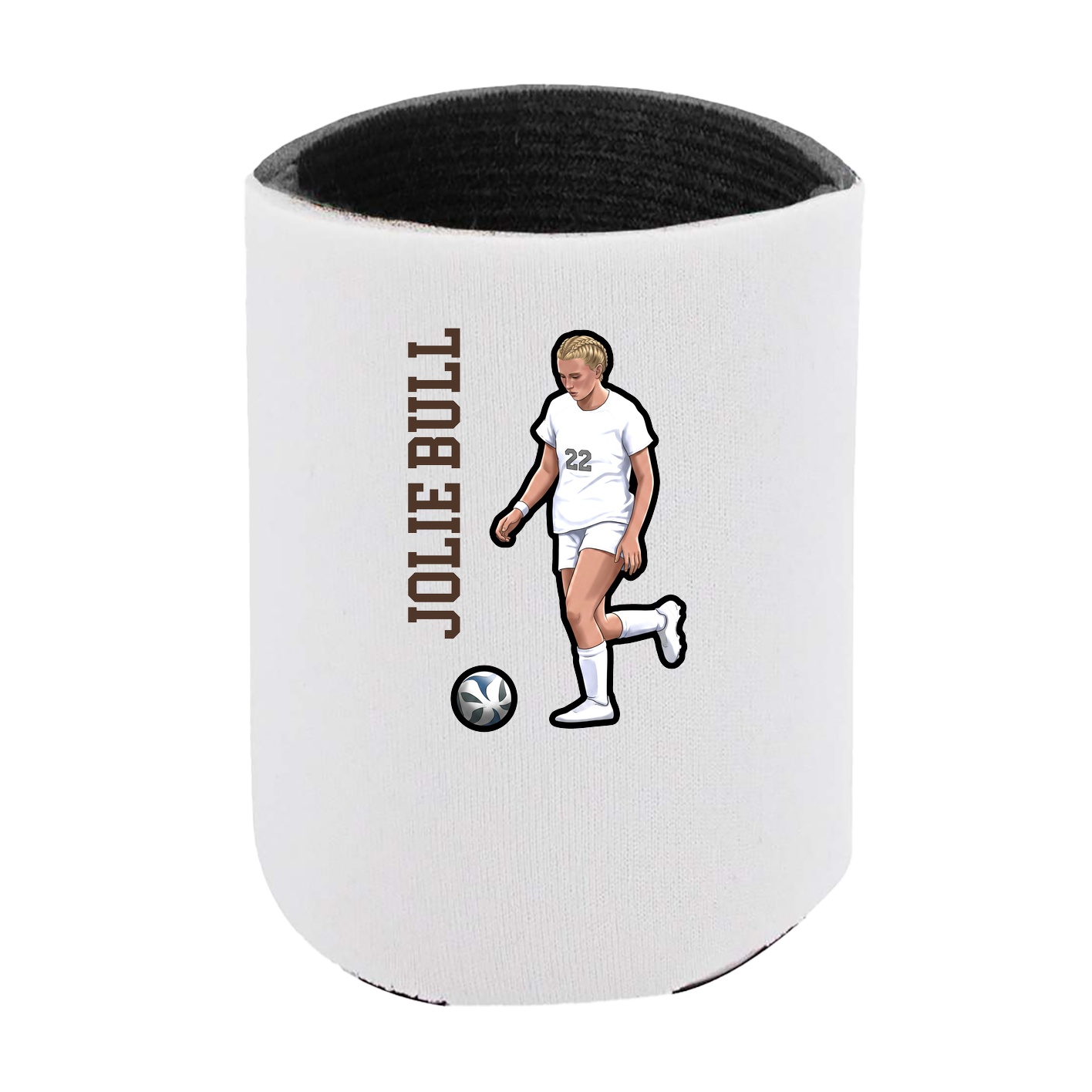 Can Holder — Name Vertical in White
