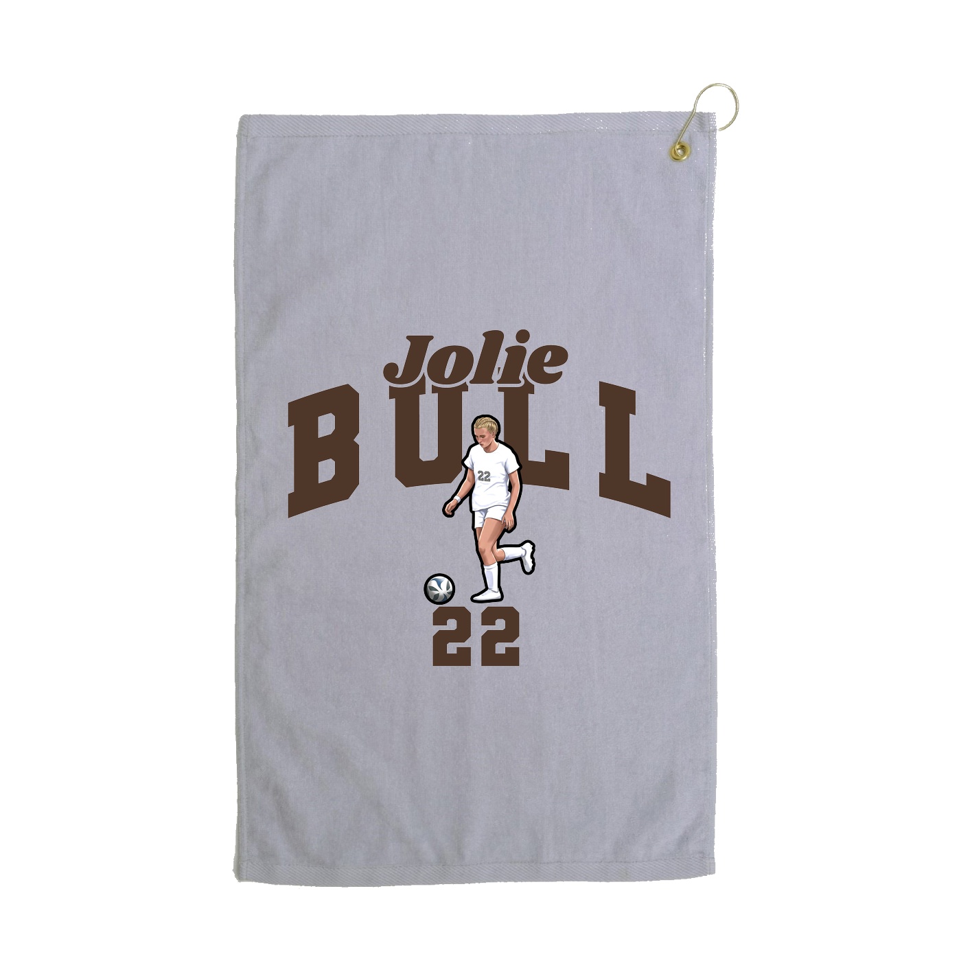 Golf Towel — Signature Arch in Grey
