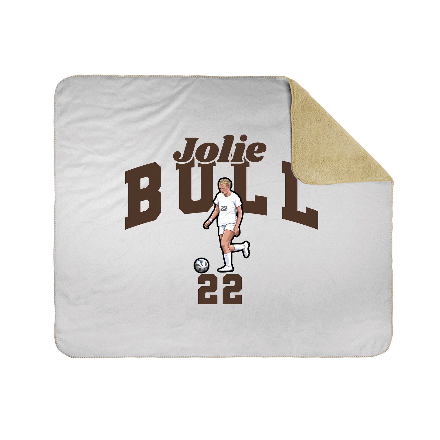 Throw Blanket — Signature Arch in White