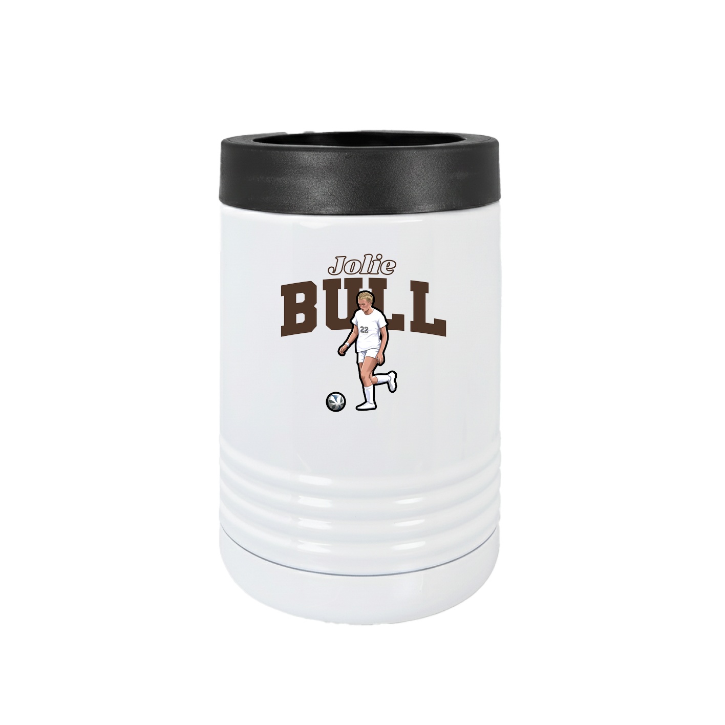 Beverage Holder — Name Arch in White