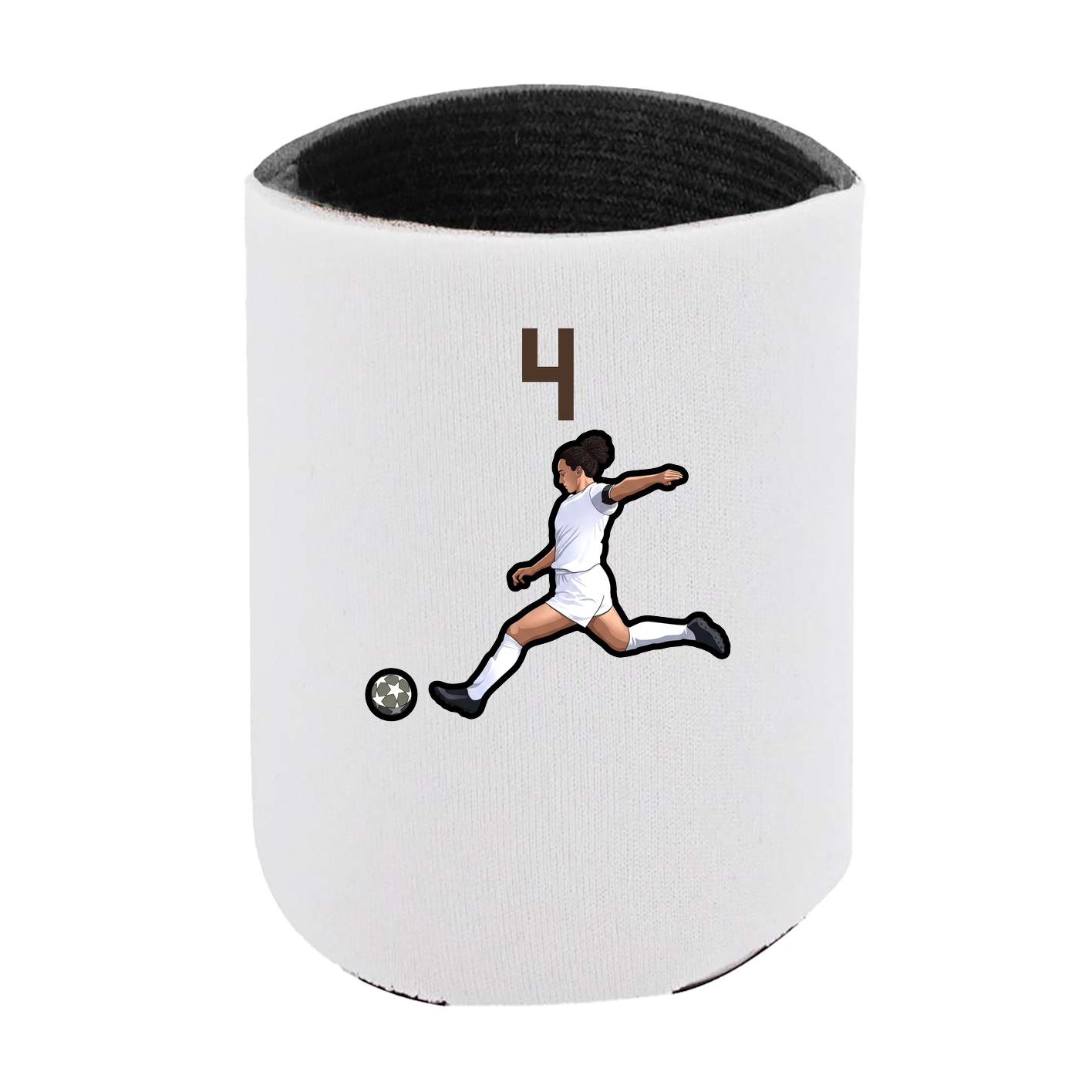 Can Holder — Number Top in White