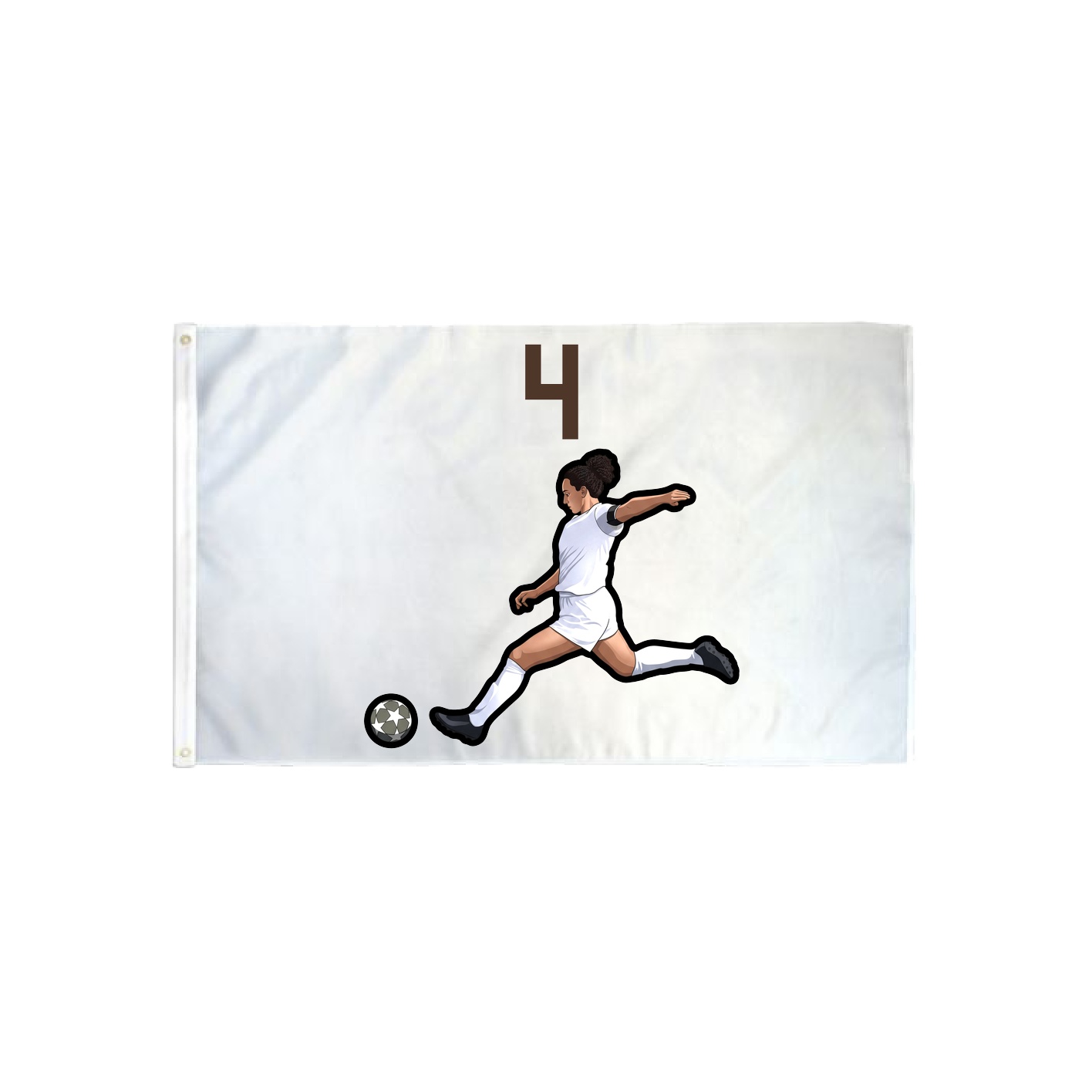 3x5 Flag — Number Top in Classic