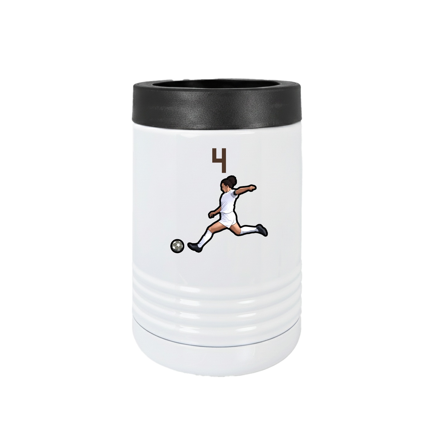 Beverage Holder — Number Top in White