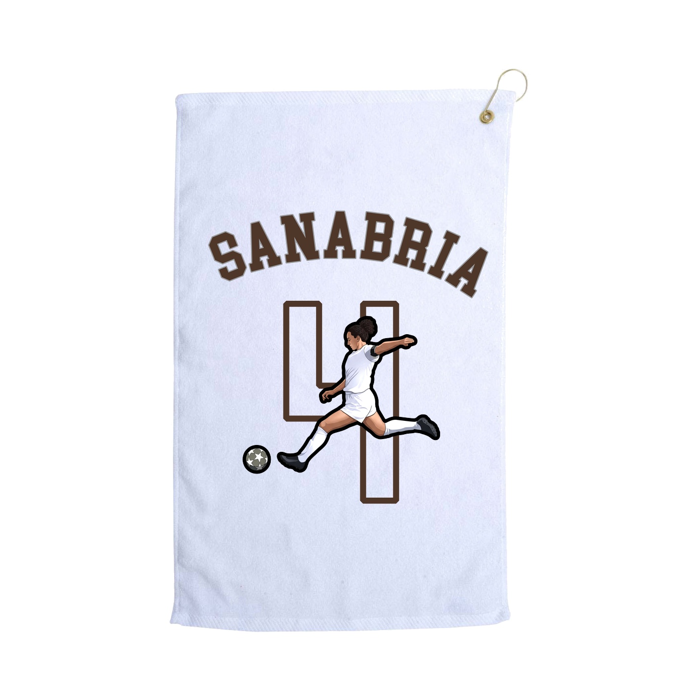 Golf Towel — Shirsey Arch in White