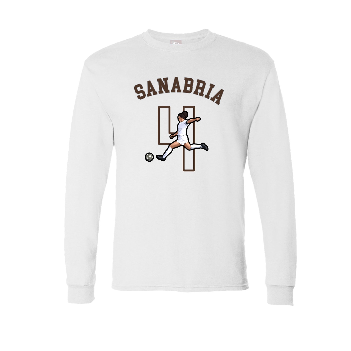 Long Sleeve Tee — Shirsey Arch in White