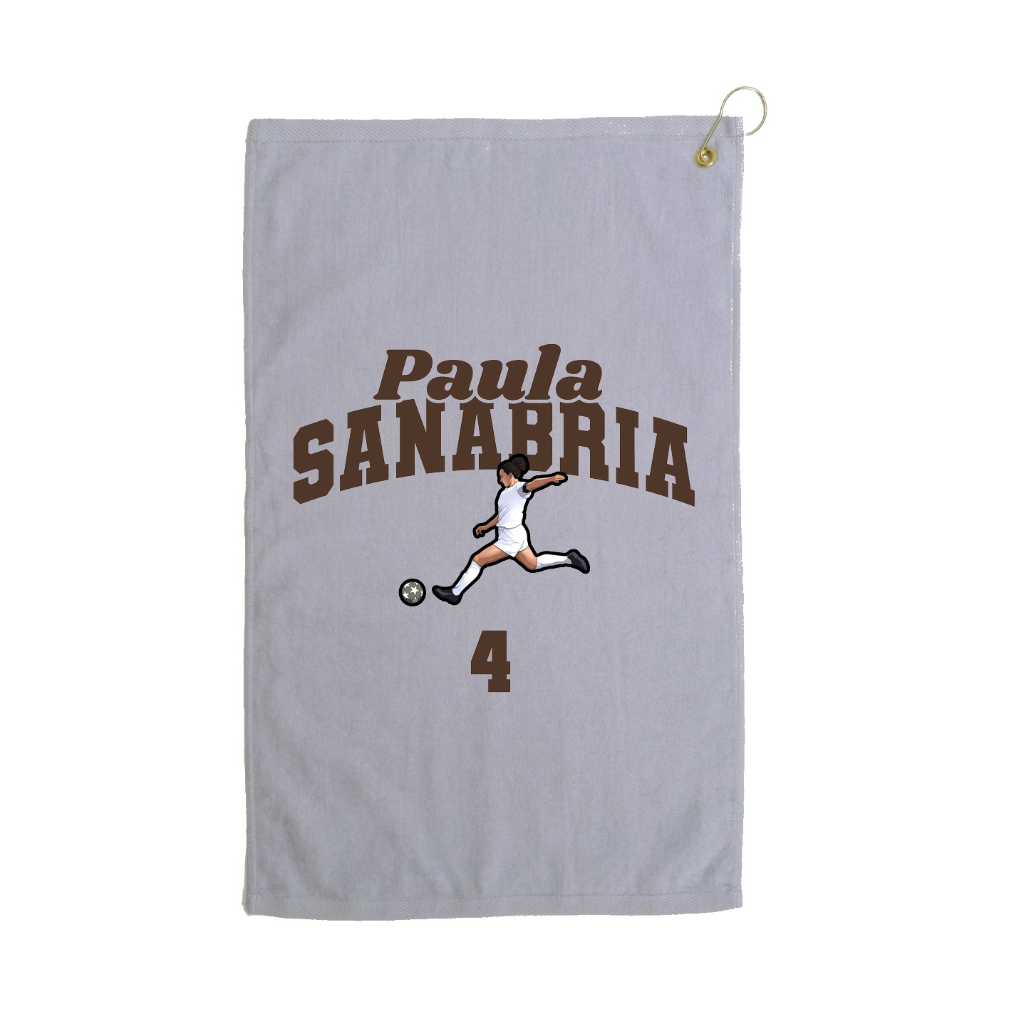 Golf Towel — Signature Arch in Grey
