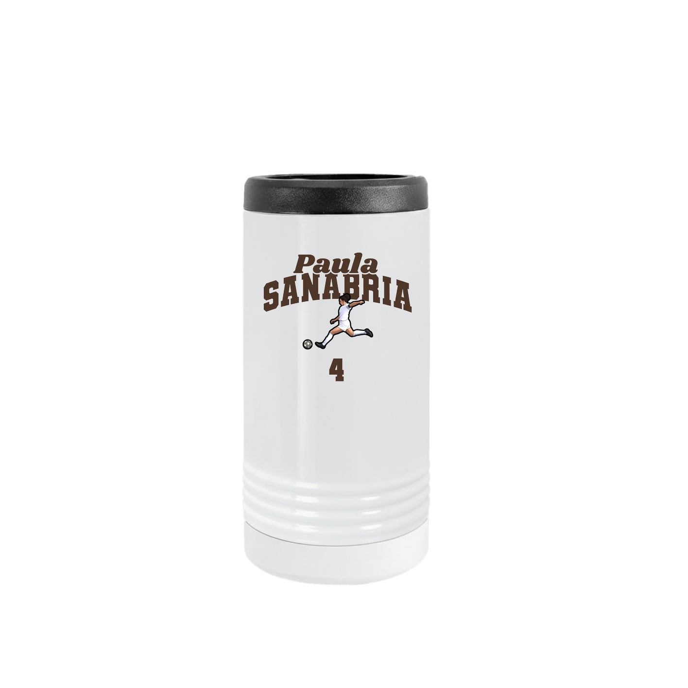 Slim Beverage Holder — Signature Arch in White