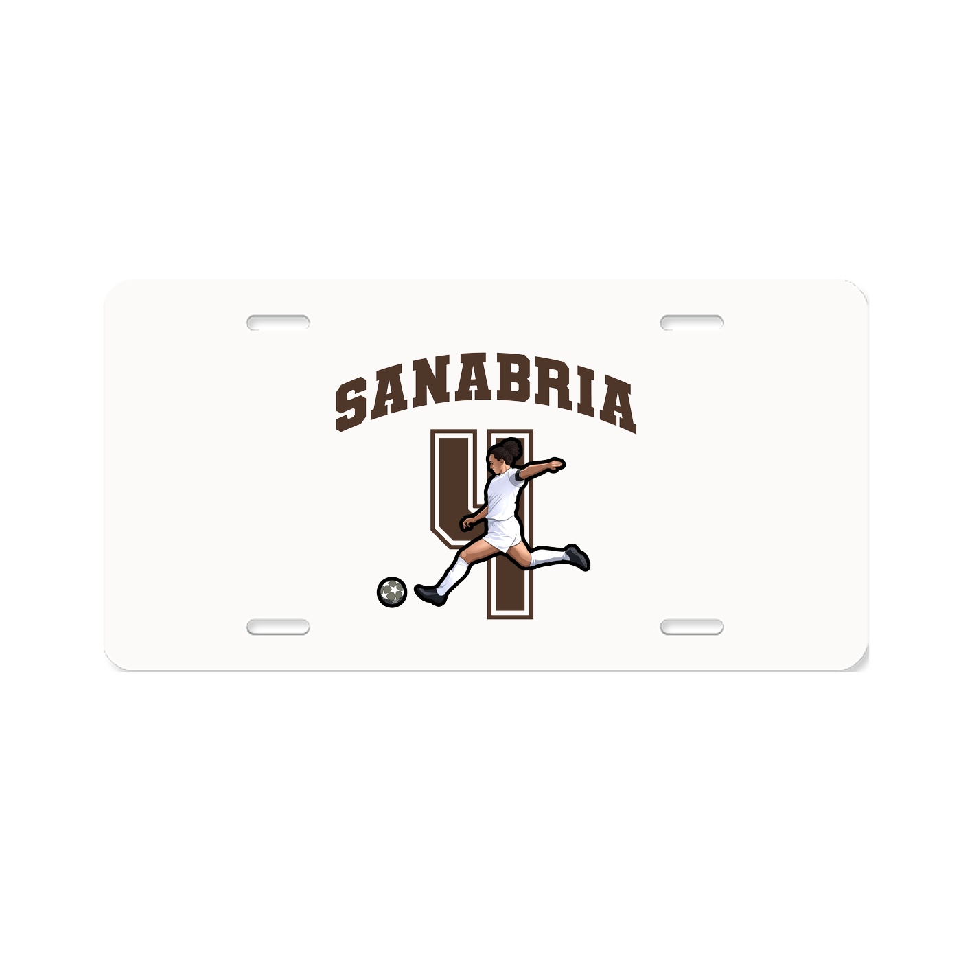 License Plate — Number in Classic