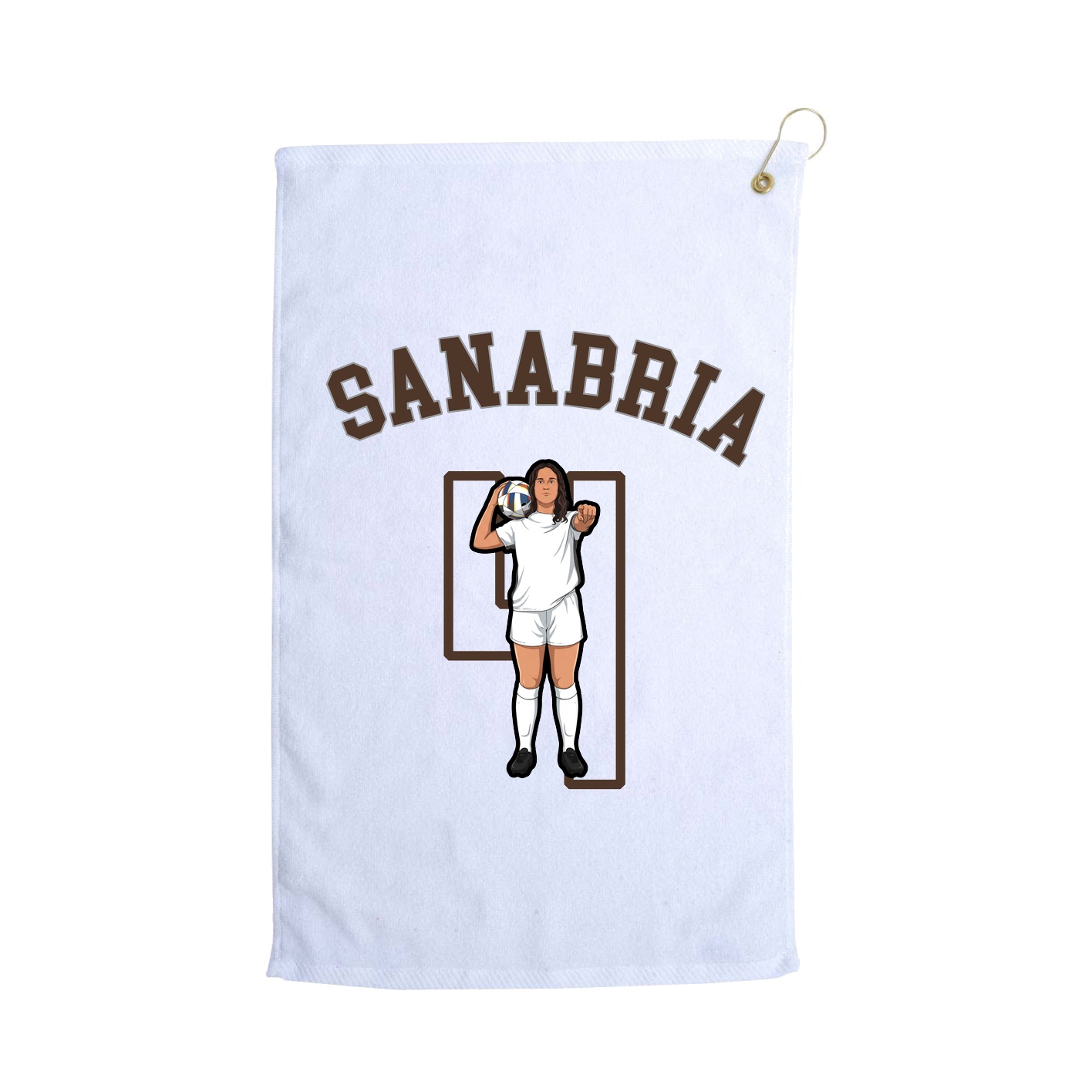 Golf Towel — Shirsey Arch in White