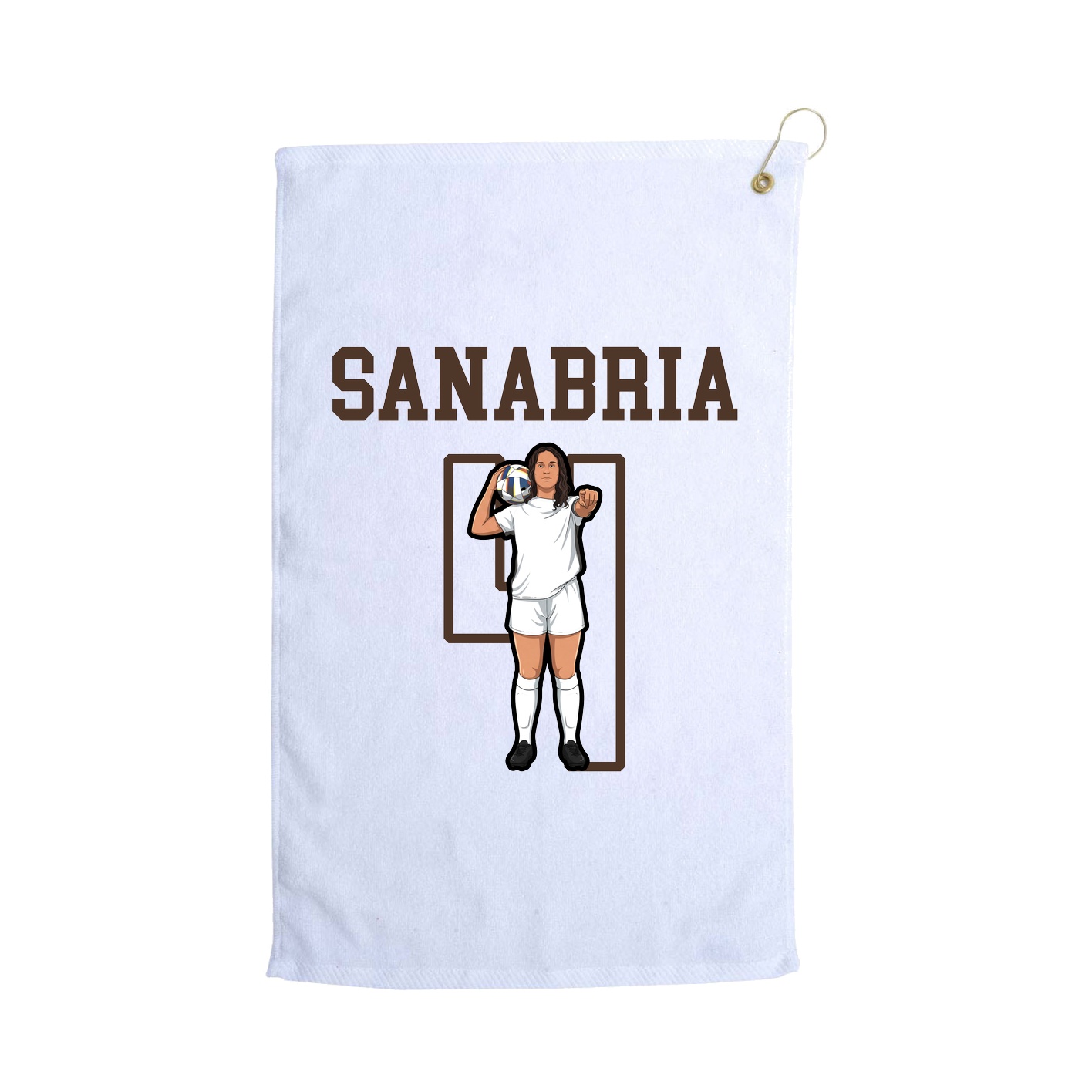 Golf Towel — Shirsey in White
