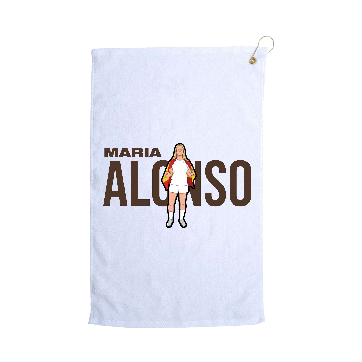 Golf Towel — Player Name in White