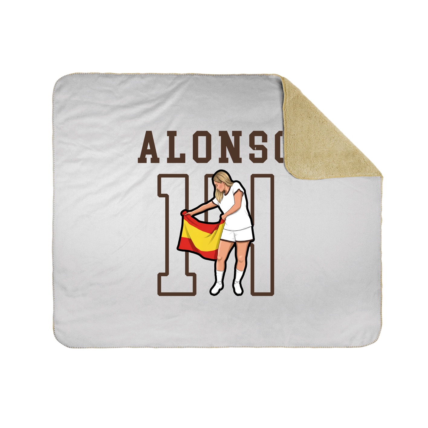 Throw Blanket — Shirsey in White