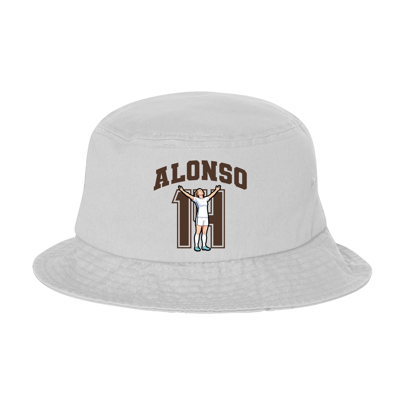 Bucket Cap — Number in White