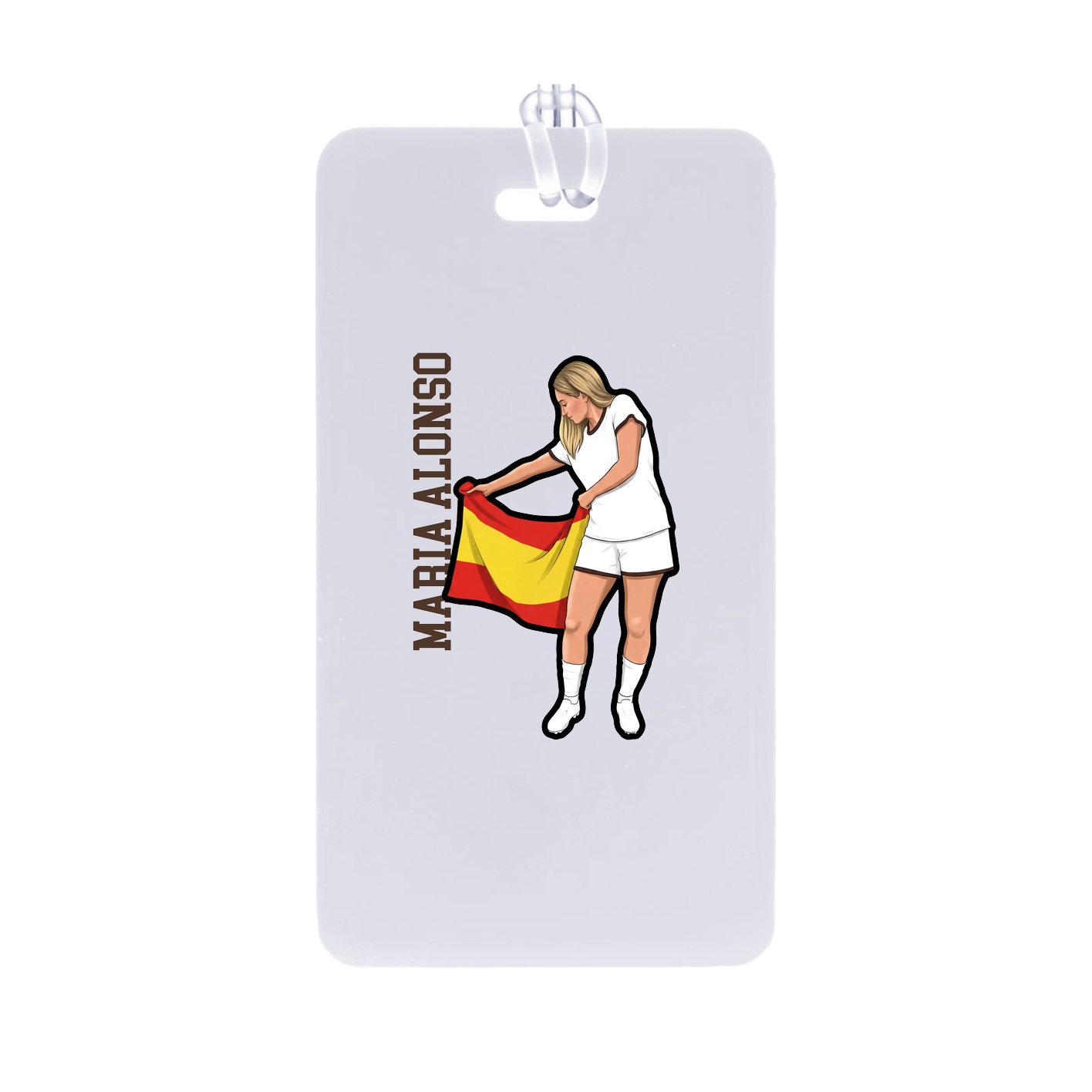 Bag Tag — Name Vertical in Classic