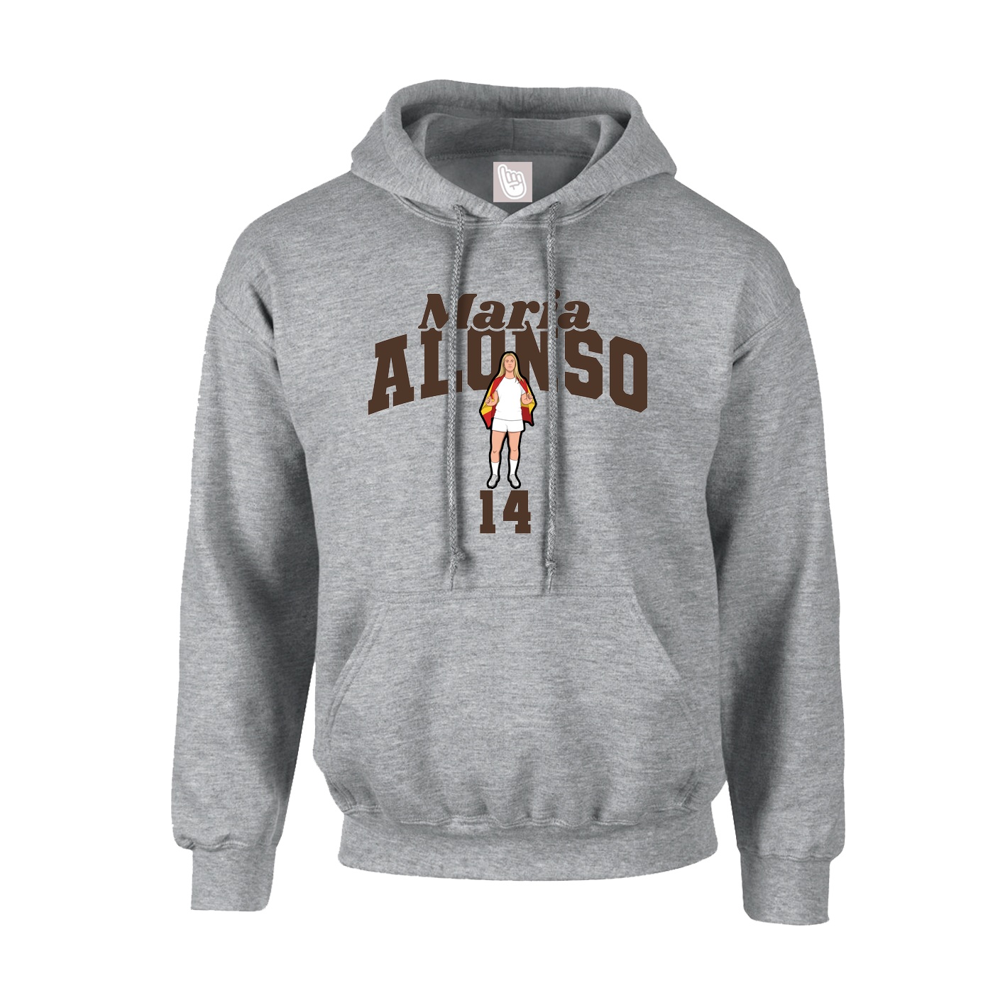 Hoodie — Signature Arch in Grey