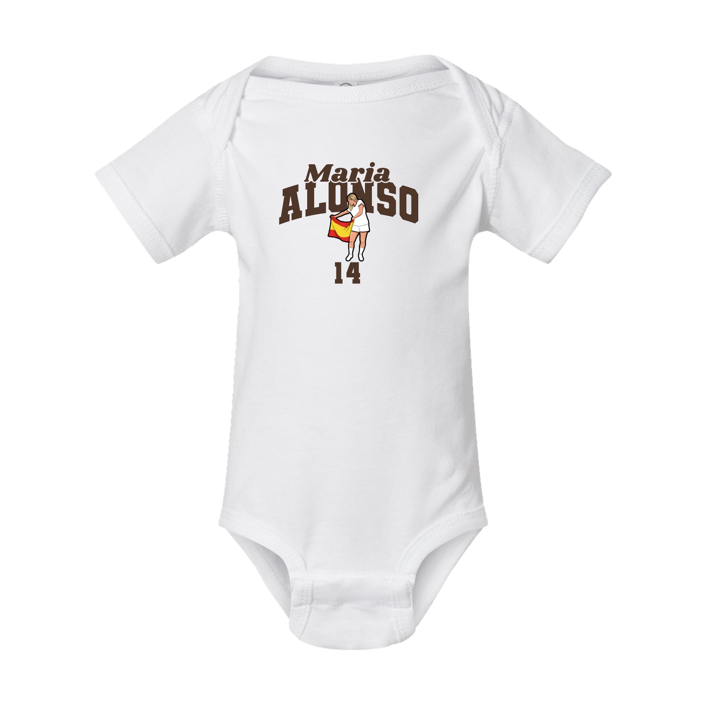 Baby Onesie — Signature Arch in White